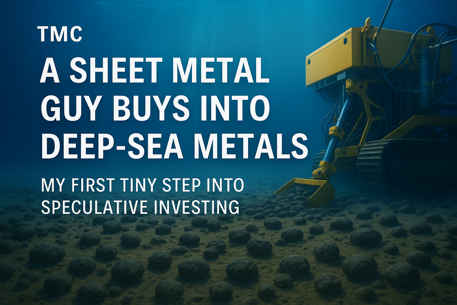 A Sheet Metal Guy Buys Into Deep-Sea Metals: My First Tiny Step Into Speculative Investing
